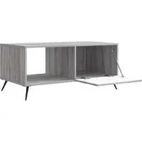 vidaXL Couchtisch Sonoma-Grau 90 x 50 x 40 cm Holzwerkstoff
