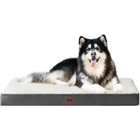 OEM Orthopädisches Hundebett XXL, Waschbares weiches Kissen, 120x74x9cm, Beige