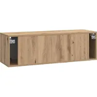 vidaXL Wandmontierter TV-Schrank 98 x 31 x 30 cm Artisan-Eiche