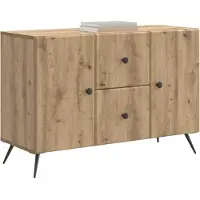 vidaXL Sideboard Artisan-Eiche 89 x 34,5 x 60 cm Holzwerkstoff