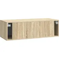 vidaXL Wandmontierter TV-Schrank 98 x 41 x 30 cm Sonoma-Eiche