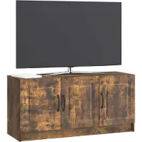 vidaXL TV-Schränk Geräucherte Eiche 99 x 34,5 x 47 cm Holzwerkstoff