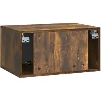 vidaXL Wandmontierter TV-Schrank Geräucherte Eiche 59,5 x 41 x 30 cm