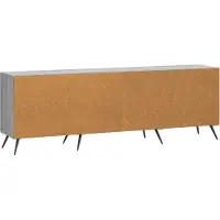 vidaXL TV-Schränk 150 x 31 x 50 cm Graues Sonoma Holzwerkstoff