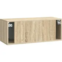 vidaXL Wandmontierter TV-Schrank Sonoma-Eiche 78,5 x 31 x 30 cm