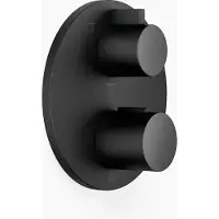 Dornbracht Dornb UP-Thermostat m 3-Wege-Mengenregulierung schwarz matt