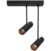 Azzardo AZ3521 Deckenstrahler Linse 2 schwarz/gold