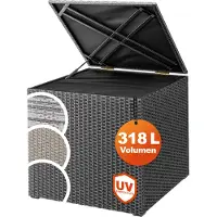 Casaria Auflagenbox 318L Polyrattan