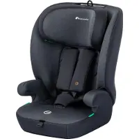 Bebeconfort Grow i-Safe, Mitwachsender Kindersitz 15 M.–12 J., 76–150cm, Kindersitzerhöhung, Seitenaufprallschutz,11 Kopfstützenpositionen, Mineral Black