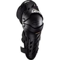 Leatt Dual Axis Schwarz Knie und Schienbeinschoner Größe 2XL