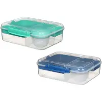 Sistema 1.65L Bento Lunch To Go 2 Pack