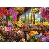 Bluebird Puzzle Legespiel Potting Shed - 500 Teile buntes Spielzeug