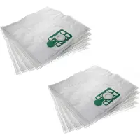 VHBW 10x Staubbeutel Ersatz für Numatic NVM-2BH, 604016 für Staubsauger - 44cm x 22cm Weiß