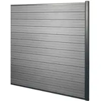MVG WPC-Sichtschutz 3er Set, 5,6 m - grau