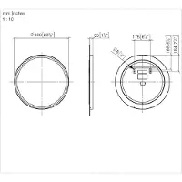 Dornbracht 83150979-33 Lichtspiegel, rund SERIENNEUTRAL