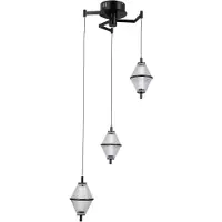 ITALUX LED-Hängelampe 15W FUENTE PND-34395-3-BK