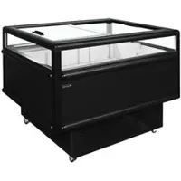 Tefcold Impuls-Kühl/Tiefkühlinsel in schwarz UHD201 /Black 200l Schwarz RAL9005
