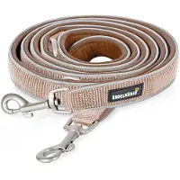 Rudelkönig Hundeleine Paola 20 mm Führleine 230 cm Verstellbar Rose