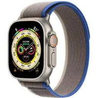 Apple Trail Loop Armband für Watch | 44/45/46/49 mm - Größe S/M - Blue / Grey