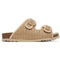 Scholl Noelle Damenpantolette, Textil, Beige, Damenschuhe, Topp - Damenschuhe Top Trends, Beige