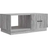 vidaXL Couchtisch Sonoma-Grau 90 x 50 x 37 cm Holzwerkstoff