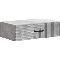 vidaXL Wandmontierter Beistelltisch 59 x 34,5 x 17 cm Holzwerkstoff