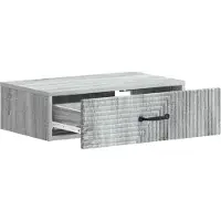 vidaXL Wandmontierter Beistelltisch 59 x 34,5 x 17 cm Holzwerkstoff