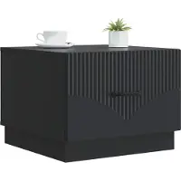 vidaXL Couchtisch Schwarz 49 x 50 x 37 cm Holzwerkstoff