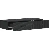 vidaXL Wandmontierter Beistelltisch 87,5 x 34,5 x 17 cm Holzwerkstoff