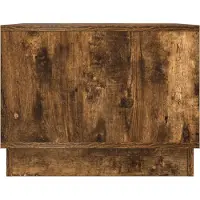 vidaXL Couchtisch Räuchereiche 90 x 50 x 37 cm Holzwerkstoff