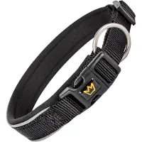 Rudelkönig Hundehalsband Paola Verstellbar Nylon Neopren Größe 6