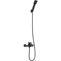 vidaXL Duschkopf Set Schwarz G 1 / 2 Zoll