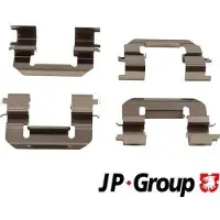 JP GROUP 3664002110 Zubehörsatz Scheibenbremsbelag Vorne für HYUNDAI i30 (GD) für KIA CEE'D (JD) für FIAT PUNTO (199)