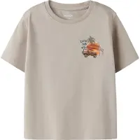 Name it T-Shirt - NmmHugo - Chateau Grey - - 5 Jahre (110) - T-Shirts