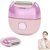 Slyrun Damenrasierer elektrisch 3 in 1, für Gesicht, Körper & Intimbereich, wasserdicht IPX7, USB-C, sanft & schmerzfrei, wiederaufladbar, Pink