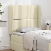 vidaXL "2026 Moderne"Kopfteil Ohr Creme 80x23x6cm PVC - Kinderbetten DEMöbel465882