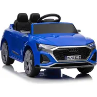 BOGI Audi SQ8 SUV Geländewagen Kinderfahrzeug Kinderauto Kinder Elektroauto 12V Blau