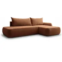 Lookway Ecksofa GOYA mit Schlaffunktion und Bettkasten, Rechte, Perfect Harmony 52