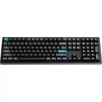 Keychron Q6 Ultra 8K, Volle Größe (100%), Verkabelt & Kabellos, USB + RF Wireless + Bluetooth, Mechanischer Switch, RGB-LED, Schwarz