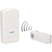 ORNO Wireless doorbell DISCO DC, battery-operated with learning system, white (OR-DB-KH-122)