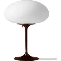 Gubi Stemlite Tischleuchte, schwarz-rot, Höhe 42 cm, dim - , Stemlite, dimmbar, Rot, für Wohnzimmer, Metall, Design