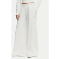 Tommy Hilfiger Jogginghose Metallic Logo DW0DW22735 Weiß Wide Leg