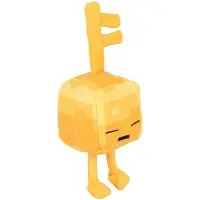 JINX Minecraft Dungeons Mini Crafter Gold Key Sleeping Golem Plush (4.5 inch)