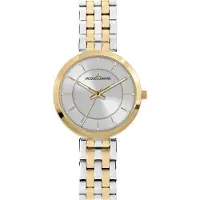 Jacques Lemans Quarzuhr "Milano", gold (silbergoldfarben, silberfarben, silberfarben), Armbanduhren, Damen, silbergoldfarben, Quarzuhr, Armbanduhr, Damenuhr, Edelstahlarmband, analog