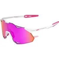 100% HYPERCRAFT XS Matte White/Pink HiPER Vital Pink Mirr.