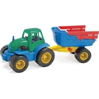 Dantoy – Classic Recycled Traktor mit Anhänger