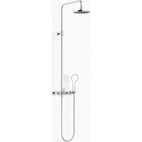 Dornbracht TARA Showerpipe ohne Handbrause, Ausladung Standbrause 420mm, flowReduce, 26633892-00, Farbe: Chrom