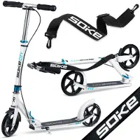 Soke Kickboard Roller Kinderoller Scooter CITY Weißer