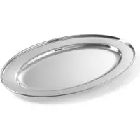 Hendi Edelstahl Serviertablett oval
