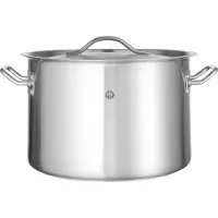 Hendi Kochtopf, mittel - mit Deckel,, Budget Line, 14L, ⌀300x(H)200mm